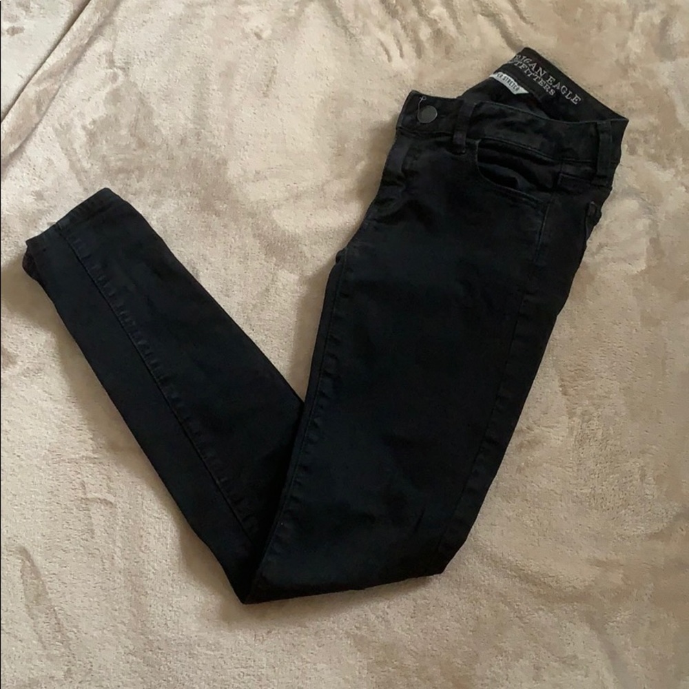 AE Black Jeggings